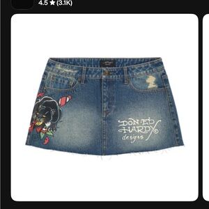 ED HARDY XL SKIRT